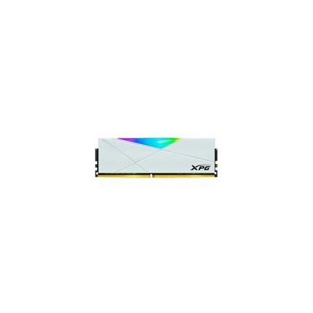 MEMORIA ADATA UDIMM DDR4 8GB PC4-25600 3200MHZ CL16 1.35V XPG SPECTRIX D50 RGB BLANCO CON DISIPADOR PC/GAMER/ALTO RENDIMIENTO 