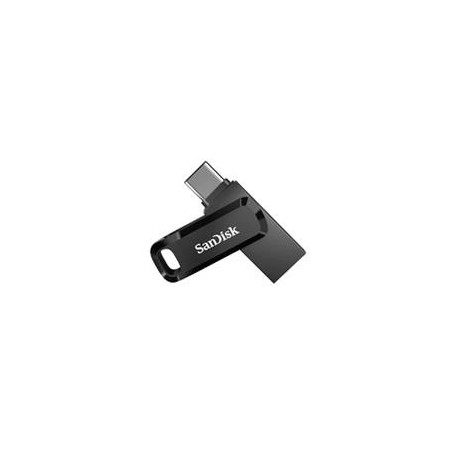 MEMORIA SANDISK ULTRA DUAL DRIVE GO USB 256GB TIPO-C / USB 3.1 VELOCIDAD DE LECTURA 150MB/S COLOR NEGRO SDDDC3-256G-G46