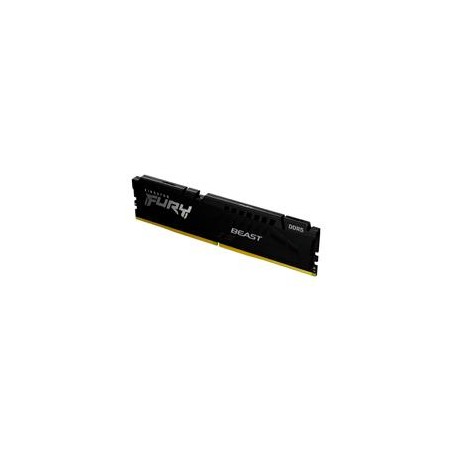 MEMORIA KINGSTON UDIMM DDR5 16GB 5200MHZ FURY BEAST CL40 288PIN 1.1V C/DISIPADOR DE CALOR P/PC/GAMER/ALTO RENDIMIENTO KF552C40