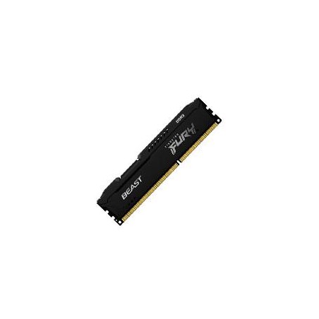 MEMORIA KINGSTON UDIMM DDR3 4GB 1600MHZ FURY BEAST CL10 240PIN 1.5V C/DISIPADOR DE CALOR P/PC/GAMER/ALTO RENDIMIENTO (KF316C10