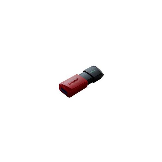 MEMORIA KINGSTON 128GB USB 3.2 GEN 1 ALTA VELOCIDAD / DATATRAVELER EXODIA M ROJO C/TAPA MYVIL (DTXM/128GB)