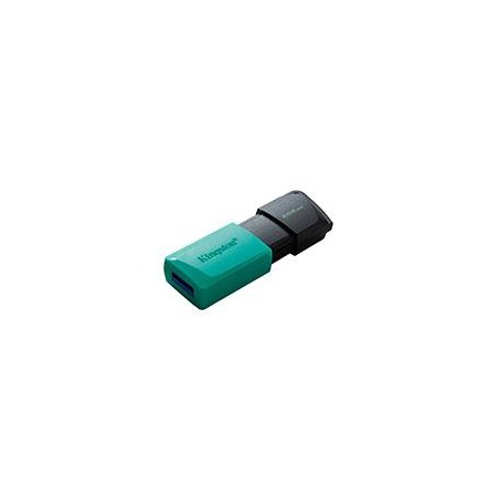 MEMORIA KINGSTON 256GB USB 3.2 GEN 1 ALTA VELOCIDAD / DATATRAVELER EXODIA M VERDE OCEAN C/TAPA MYVIL (DTXM/256GB)