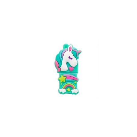 MEMORIA BROBOTIX USB V2.0 32GB, UNICORNIO ARCOIRIS