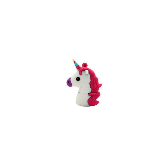 MEMORIA BROBOTIX USB V2.0 32GB, UNICORNIO ROSA