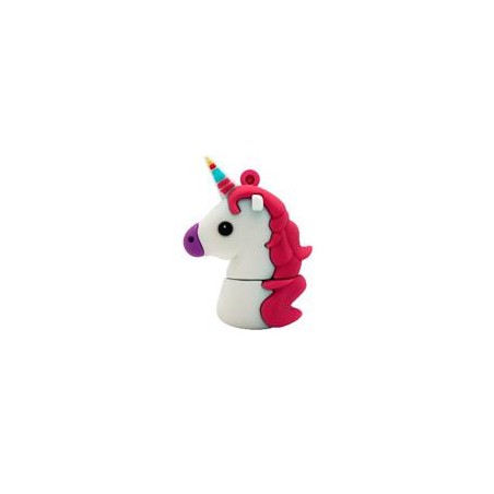 MEMORIA BROBOTIX USB V2.0 32GB, UNICORNIO ROSA