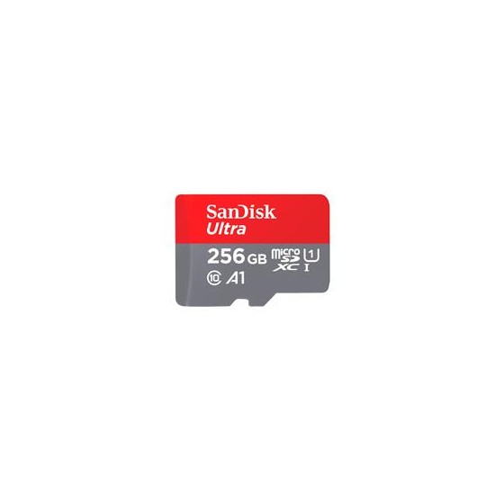 MEMORIA SANDISK MICRO SDXC 256GB ULTRA 150MB/S CLASE 10 C/ADAPTADOR SDSQUAC-256G-GN6MA