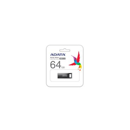 MEMORIA ADATA 64GB USB 3.2 UR340 NEGRO (AROY-UR340-64GBK)