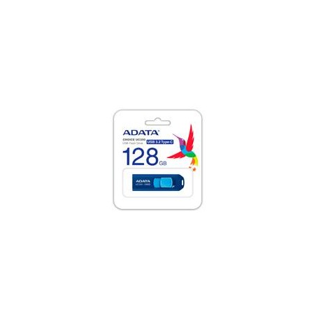 MEMORIA ADATA 128GB USB TIPO C UC300 RETRACTIL AZUL MARINO (ACHO-UC300-128G-RNB/BU)