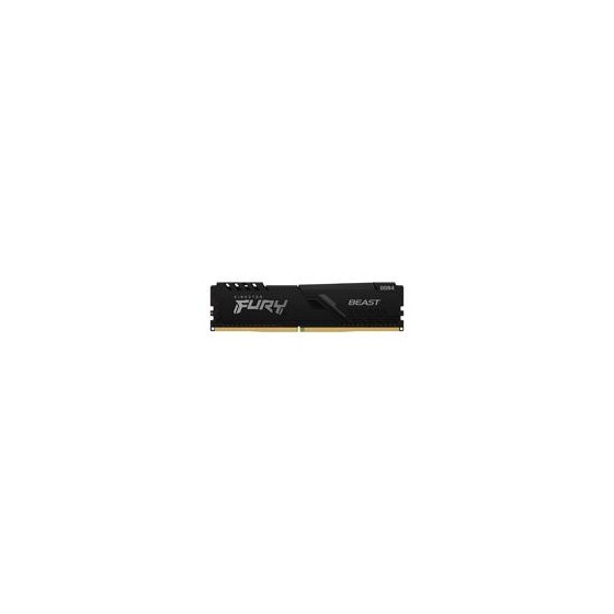 MEMORIA KINGSTON DIMM DDR4 32GB 3200MHZ FURY BEAST BLACK XMP CL16 288PIN 1.35V C/DISIPADOR DE CALOR P/PC/GAMER/ALTO RENDIMIENT