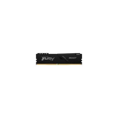 MEMORIA KINGSTON DIMM DDR4 32GB 3200MHZ FURY BEAST BLACK XMP CL16 288PIN 1.35V C/DISIPADOR DE CALOR P/PC/GAMER/ALTO RENDIMIENT