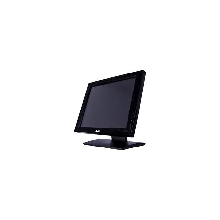 MONITOR TOUCHSCREEN PARA PUNTO DE VENTA GHIA GMPOS115B / RESISTIVO / 15 PULGADAS / 1024 X 768 / VGA, USB / DE USO RUDO / NEGRO