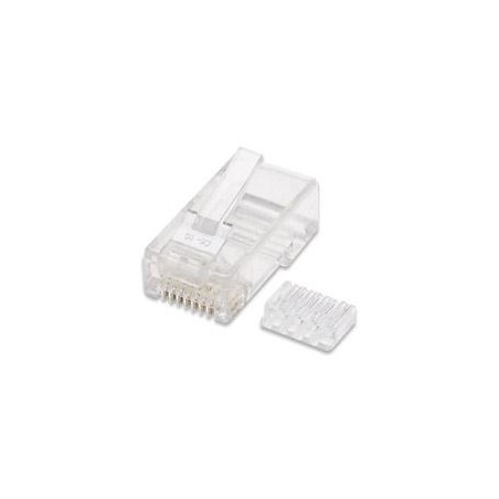 PLUG RJ45,INTELLINET,503006, CAT 6 UTP SOLIDO 100 PZAS