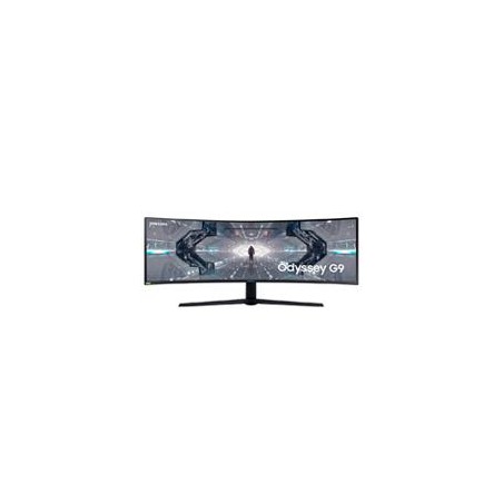 MONITOR LED SAMSUNG 49 WIDESCREEN WQHD 5120 X1440 ODYSSEY G9 C49G95T, BLANCO,1 HDMI, 2 D. PORT, 2 USB, CURVO GAMER 240HZ, 1000