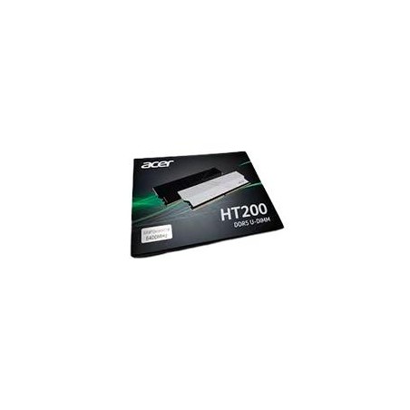 MEMORIA RAM ACER HT200 UDIMM DDR5 32GB 2X16GB 6400 MHZ PC/COLOR NEGRO GAMING BL.9BWWA.463