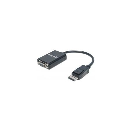 ADAPTADOR DISPLAYPORT,MANHATTAN,151962, M A VGA H 15CM