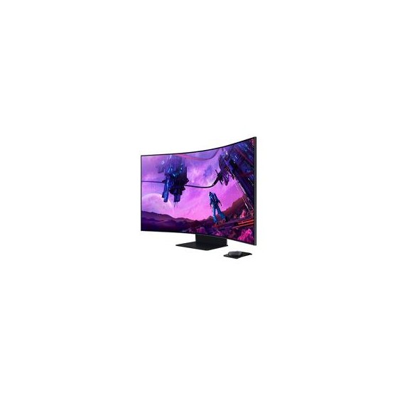 MONITOR LED SAMSUNG 55 WIDESCREEN ODYSSEY ARK  4K UHD 3840X2160 NEGRO, WIFI, BLUETOOTH, 4 HDMI, 2 USB, CURVO, 1000R,  165 HZ, 