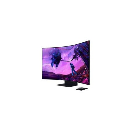 MONITOR LED SAMSUNG 55 WIDESCREEN ODYSSEY ARK  4K UHD 3840X2160 NEGRO, WIFI, BLUETOOTH, 4 HDMI, 2 USB, CURVO, 1000R,  165 HZ, 