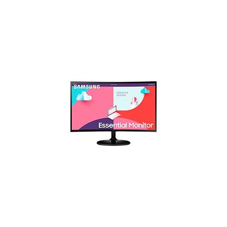 MONITOR LED SAMSUNG 27 PULGADAS, ESSENTIAL,CURVO, FHD, 75 HZ, PANEL VA, HDMI, VGA, 1800R, 4MS