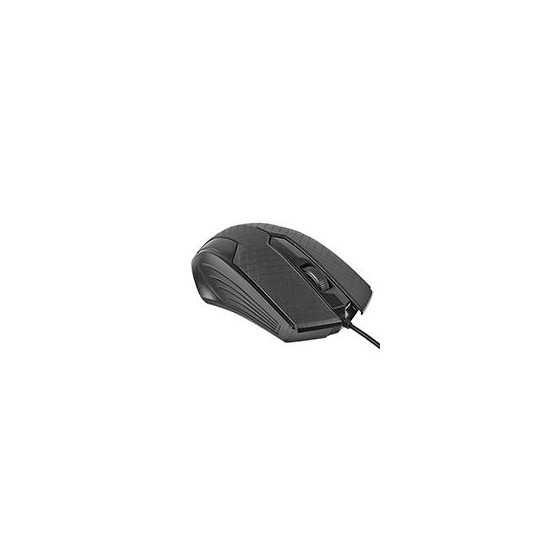 MOUSE ALAMBRICO OPTICO 1200 DPI CONECTOR USB WIN XP/VISTA/7/8/10/11/MAC OS X EASY LINE BY PERFECT CHOICE - NEGRO