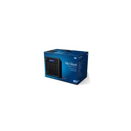 NAS WD MY CLOUD EX4100 24TB/CON 4 DISCOS DE 6TB/4BAHIAS HOTSWAP/1.6GHZ/2GB/2ETHERNET/3USB3.0/RAID 0-1-5-10