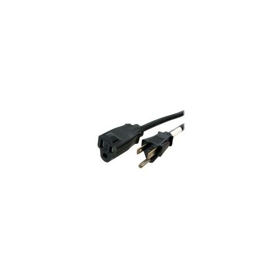 CABLE DE 6M DE EXTENSION DE ALIMENTACION - NEMA 5-15R A NEMA 5-15P - 13A 125V, 16AWG - CABLE DE EXTENSION DE CORRIENTE PARA CO