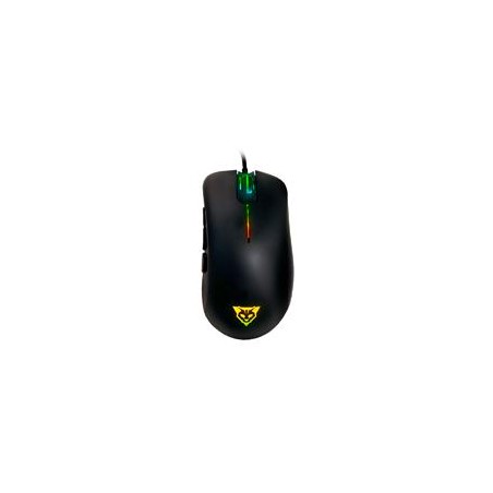 MOUSE ALAMBRICO OCELOT/OPTICO/USB/RGB/DPI CONFIGURABLE HASTA 6400/8 BOTONES/ERGONOMICO/GAMER