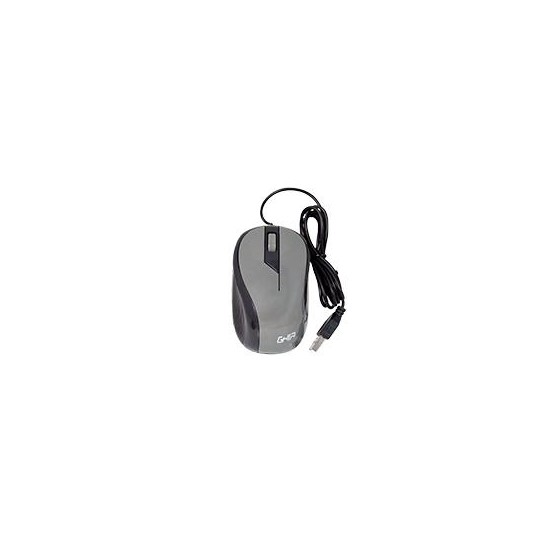 MOUSE ALAMBRICO GHIA COLOR GRIS 1200 DPI