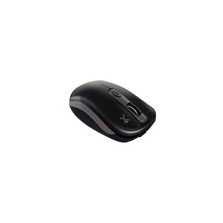 MOUSE INALAMBRICO 800 A 1600 DPI RECARGABLE SIMETRICO CONECTOR USB PERFECT CHOICE ECO MOUSE - NEGRO