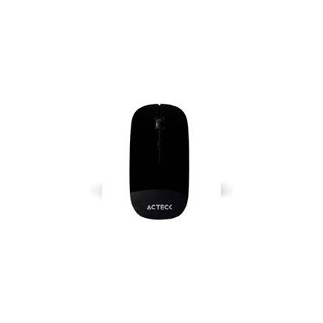  MOUSE ACTECK OPTIMIZE MI240 / INALAMBRICO / RECEPTOR USB / OPTICO / 1600 DPI AJUSTABLE / NEGRO / AC-928885