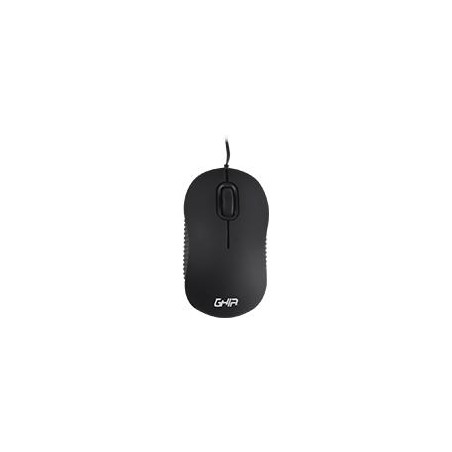 MINI MOUSE USB RETRACTIL GHIA COLOR NEGRO