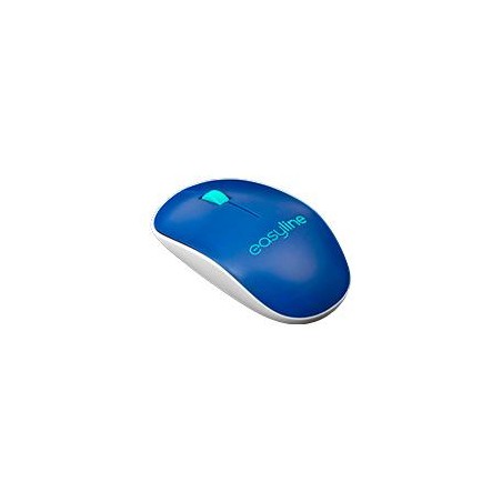 MOUSE INALAMBRICO 1000 DPI DONGLE USB SIMETRICO EASY LINE BY PERFECT CHOICE VIVA - AZUL