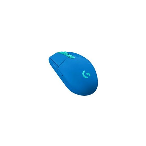 MOUSE GAMING LOGITECH G305 LIGHTSPEED BLUE OPTICO INALAMBRICO USB 1MS CON SENSOR HERO 12000DPI 6 BOTONES