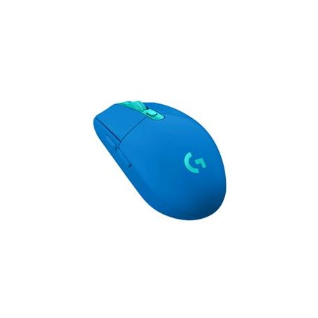 MOUSE GAMING LOGITECH G305 LIGHTSPEED BLUE OPTICO INALAMBRICO USB 1MS CON SENSOR HERO 12000DPI 6 BOTONES