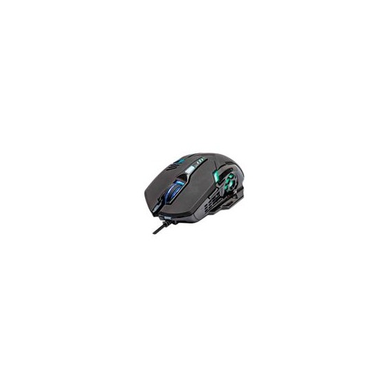 MOUSE OPTICO,MANHATTAN,179256, GAMING 6 BOTONES, NEGRO