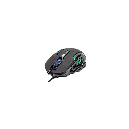 MOUSE OPTICO,MANHATTAN,179256, GAMING 6 BOTONES, NEGRO