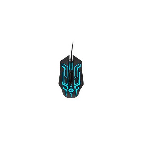 MOUSE GAMER ALAMBRICO 800 A 3600 DPI 6 BOTONES CONECTOR USB RGB VORTRED BY PERFECT CHOICE LEGACY - NEGRO