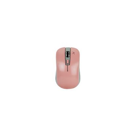 MOUSE INALAMBRICO OPTICO 800 A 1600 DPI SIMETRICO DONGLE USB PERFECT CHOICE ESSENTIAL - ROSA