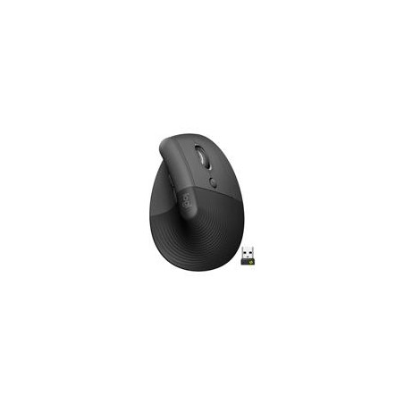 MOUSE LOGITECH LIFT VERTICAL ERGO GRAFITO OPTICO MULTI DISPOSITIVOS USB LOGI BOLT Y BLUETOOTH PARA PC/APPLE MACOS 10.15 O POST