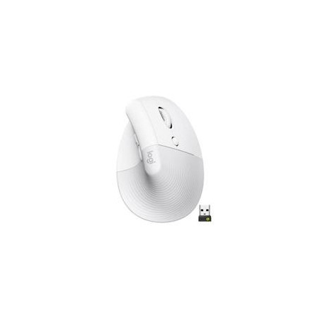 MOUSE LOGITECH LIFT VERTICAL ERGO OFF WHITE OPTICO MULTI DISPOSITIVOS USB LOGI BOLT Y BLUETOOTH PARA PC/APPLE MACOS 10.15 O PO