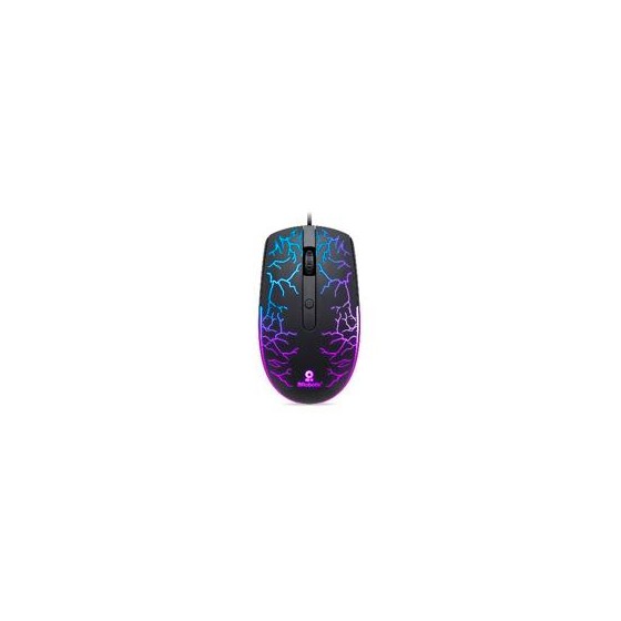 MOUSE BROBOTIX STORM, ALAMBRICO, USB-A ILUMINADO RGB, NEGRO