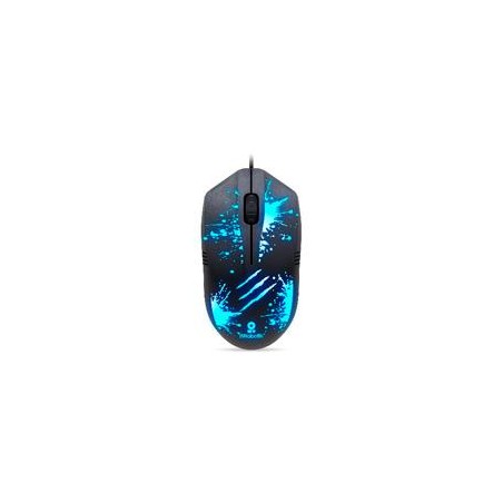 MOUSE BROBOTIX XPLOTION, ALAMBRICO, USB-A, ILUMINADO RGB, NEGRO