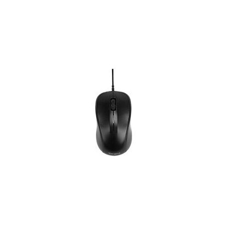 MOUSE ALAMBRICO TARGUS AMU80US, 3 BOTONES, USB, COLOR NEGRO.