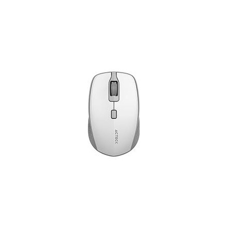 MOUSE ACTECK OPTIMIZE TRIP MI670 / INALAMBRICO / DUAL / RECEPTOR USB - BLUETOOTH / LASER / 1600 DPI / BLANCO / AC-934138