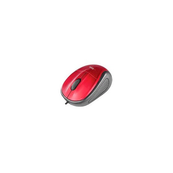 MOUSE ALAMBRICO OPTICO 1000 DPI CONECTOR USB WIN XP/VISTA/7/8/10/11/MAC OS X EASY LINE BY PERFECT CHOICE - ROJO