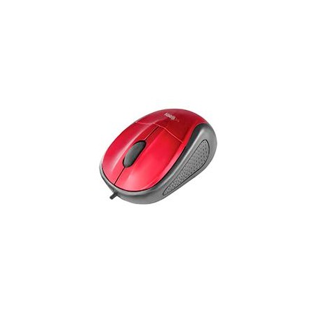 MOUSE ALAMBRICO OPTICO 1000 DPI CONECTOR USB WIN XP/VISTA/7/8/10/11/MAC OS X EASY LINE BY PERFECT CHOICE - ROJO