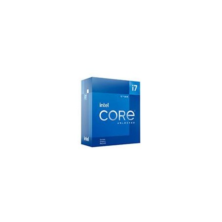 PROCESADOR INTEL CORE I7-12700KF S-1700 12A GEN /3.6 - 5.0 GHZ /CACHE 25MB /12 CORES (8P+4E) /SIN GRAFICOS /SIN DISIPADOR /GAM