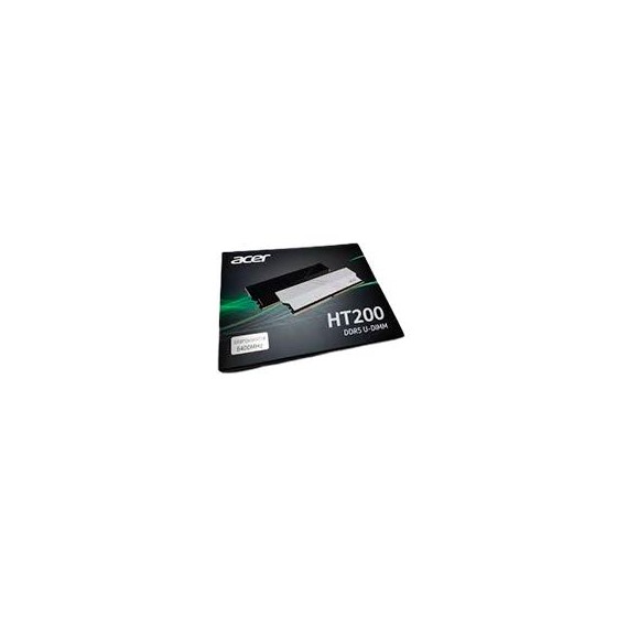 MEMORIA RAM ACER HT200 UDIMM DDR5 64GB 2X32GB 6000 MHZ PC/COLOR PLATA GAMING BL.9BWWA.456