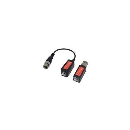 VIDEO BALUN / PROVISION ISR / PTR-101V-HD / SOPORTA HASTA 8 MEGAPIXELES / CON EXTENSION / DISTANCIA DE TRANSMISION AHD / CVBS 