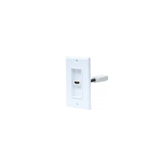 COPLE HDMI,MANHATTAN,771719, BLANCO CON FACEPLATE 1 PUERTO