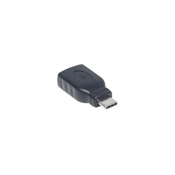 ADAPTADOR USB,MANHATTAN,354646,-C V3.1, CM-AH NEGRO